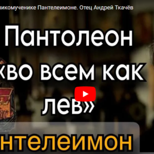 О святом помощнике великомученике Пантелеимоне. Отец Андрей Ткачёв